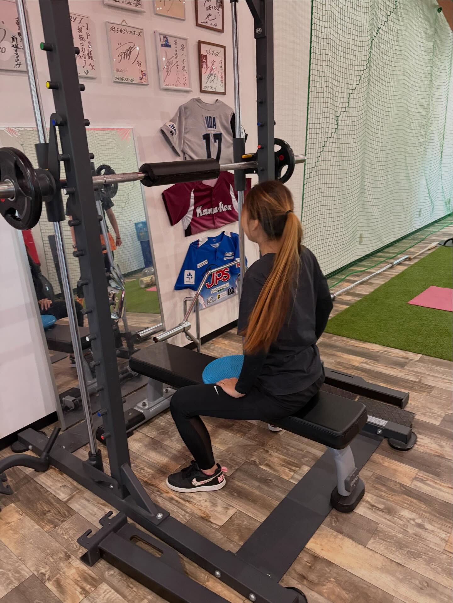 本日は女性のパーソナルトレーニング、ゴルフのパーソナルトレー